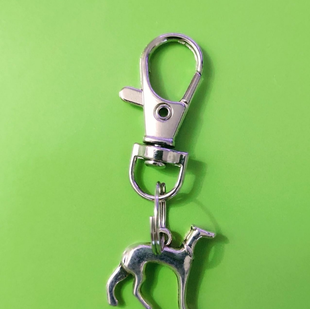 Pat the dog friends tv show greyhound keychain